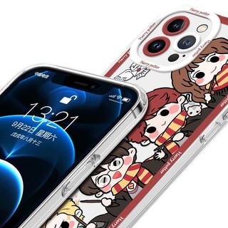 Vỏ Harry Potter Cho IPhone 11 12 Pro Max 13 Mini 6 6S 7 8 Plus SE Vỏ Điện Thoại Trong Suốt Bảo Vệ Toàn Diện Mát Nghệ Thuật Retro 3D Bảo Vệ Ống Kính Hàn Quốc Ốp Lưng