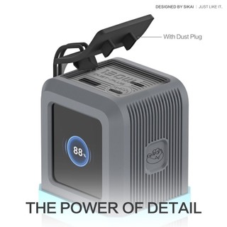 AWNGD Silicone, Bảo vệ chống bụi mềm, Vỏ bảo vệ chống sốc di động cho UGREEN Nexode Power Bank 20000mAh 130W / 12000mAh 100W Du lịch