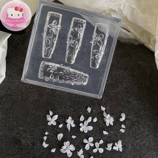 Moonlights 3D Hoa Khuôn Làm Móng DIY Silicone Dụng Cụ Làm Móng Hoa Cánh Hoa Thiết Kế Móng Tay Nhựa Khuôn Móng Tay Nghệ Thuật Khắc Bản Mẫu Làm Móng Tay EN
