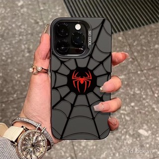 Nhãn Người Nhện Dạo Phố Thời Trang Cao Cấp Sáng Tạo Ốp Lưng Trong Suốt Thích Hợp Cho iphone15 16pro 14 13pro 12 11promax x 7plus 14promax 13plus 12pro Vỏ Điện Thoại Chống Sốc