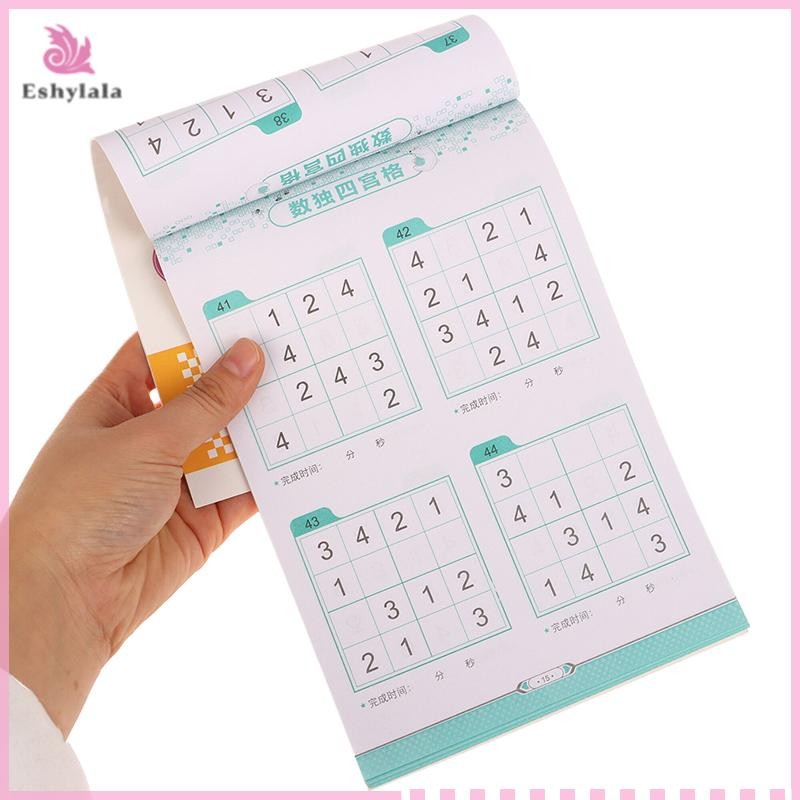 4 Chiếc Thang Tư Duy Logic Sudoku Sách Dành Cho Trẻ Em 469 Trò Chơi Lưới [MỚI]