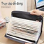 Expandable 13 Pocket Zipper Organ Bag Multi Layer Classification Folder Office File Storage A4