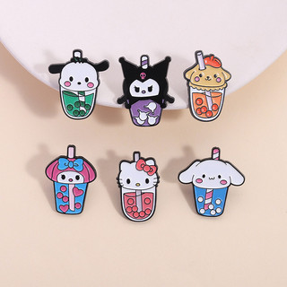 Balô phụ kiện Sanrio với pin kim loại hình Hello Kitty, Pochacco và Cinnamoroll - Quà tặng độc đáo cho bạn bè