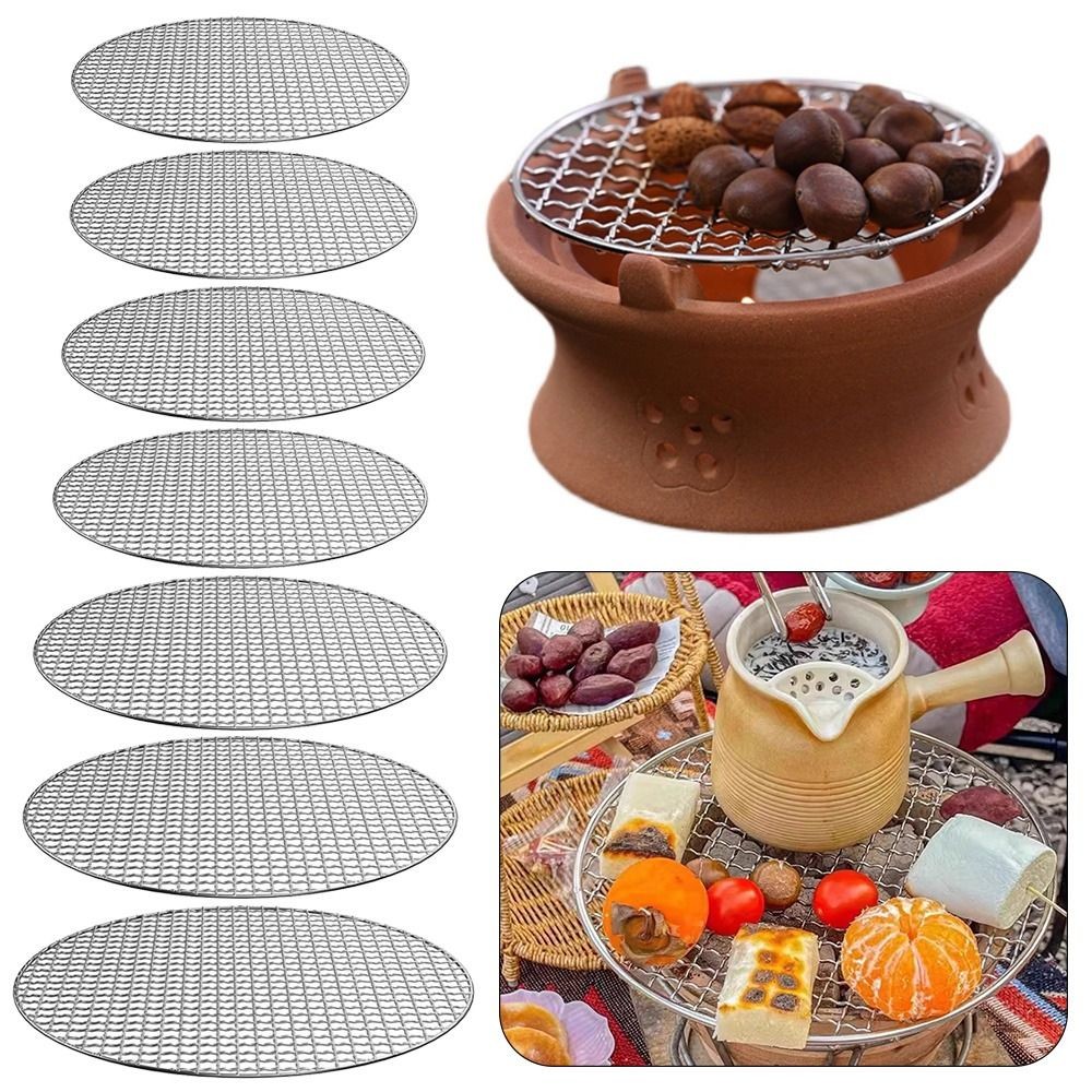 Lưới tản nhiệt ORDOBOX, Giá nướng có thể tái sử dụng chống dính, Thịt nướng tròn bằng sắt