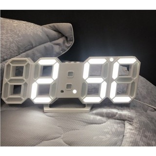 Đồng hồ LED 3D thông minh đa chức năng - Thiết kế đa năng treo tường hoặc để bàn với màn hình hiển thị rõ nét