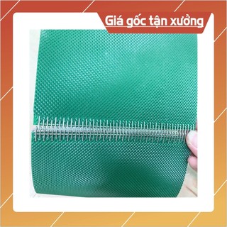 BĂNG TẢI PVC CARO XANH nối ghim