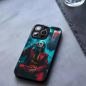BK-1 Happy Face Joker Ốp Điện Thoại Kính Cường Lực Cho iPhone 13 14 12 17,15 11 Pro XS Max Plus Mini X XR 8 7 6s SE2020 Coque