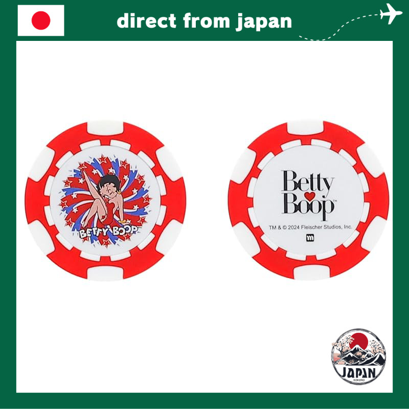 Marker Bóng Golf Marushin Nam Châm – Kẹp Mũ Betty Boop & Nhân Vật – Ball Marker Golf