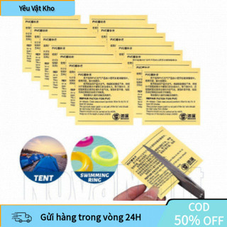【COD】Miếng Dán Vá Bể Bơi PVC 1/5 Cái – Chuyên Dùng Vá Phao Bơi, Phao Cứu Sinh, Đồ Hơi