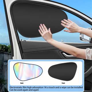 Car Sunshade 2X Side Window Sun Shade Block Screen Automotive Interior Sun Protection for Vehicle Truck RV fitshovn