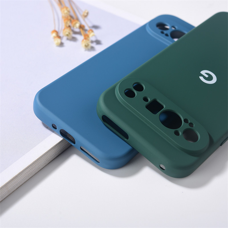 Ốp điện thoại Chính Hãng Cho Google Pixel 9 Pro XL Silicon Lỏng TPU Ốp điện thoại Cho Pixel 9A 9 9Pro 9ProXL Mềm Chống Sốc Bảo Vệ Coque
