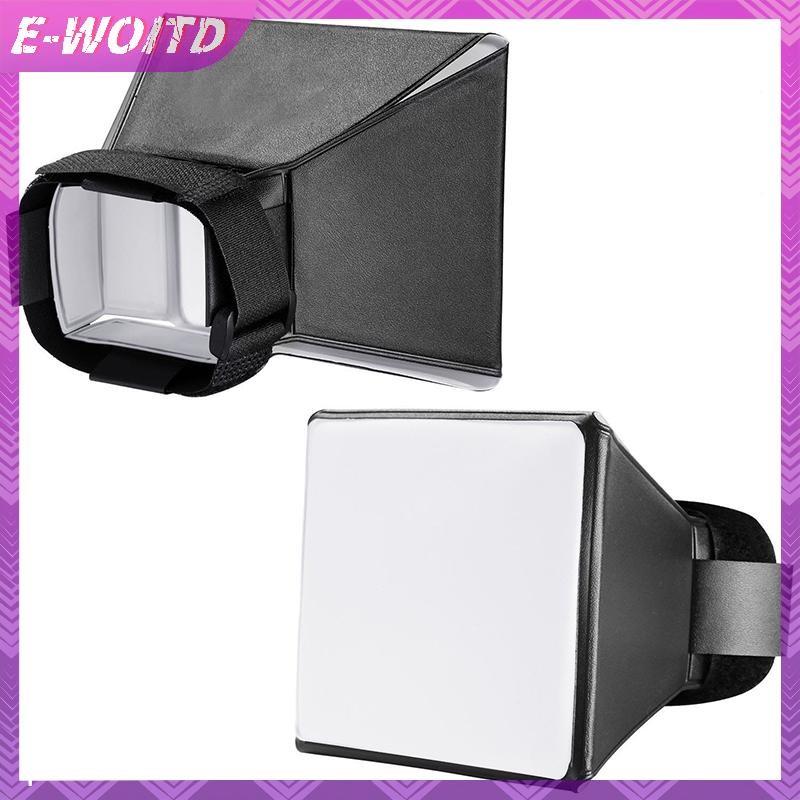 E-WOITD Máy khuếch tán Flash có thể gập lại đa năng Hộp mềm khuếch tán ảnh Hộp đèn mềm cho máy ảnh HNVN