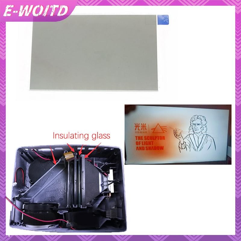 Kính phân cực cách nhiệt E-WOITD cho sửa chữa máy chiếu Led Lcd 4 Inch cho UC40 UC46 Rigal E-WOITD
