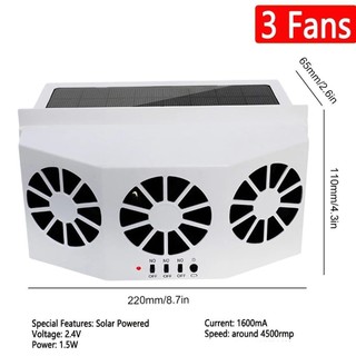 Quạt ô tô chạy bằng FANIELLAPOWELL, Quạt xả ô tô làm mát bằng điện, Chức năng xả di động Quạt làm mát tiết kiệm năng lượng Sử dụng nội thất