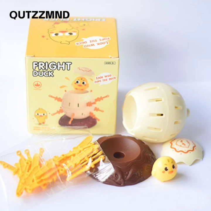 QUTZZMND Đồ chơi thùng cướp biển bật lên, Chim cánh cụt / Ếch / Vịt ngộ nghĩnh Đồ chơi ngẫu nhiên mới lạ, Đồ chơi trò chơi xổ số giả mạo ABS Unisex chất lượng cao dành cho trẻ em Người lớn