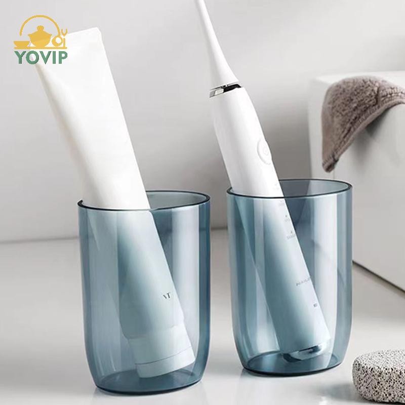 YOVIP 2 / 4 Cốc Bàn Chải Đánh Răng Hộp Bảo Quản Cốc Nước súc Miệng Di Động Hộp Bảo Quản Kem Đánh Răng Đồ Dùng Vệ Sinh Du Lịch Cốc Bàn Chải Đánh Răng Di Động VN