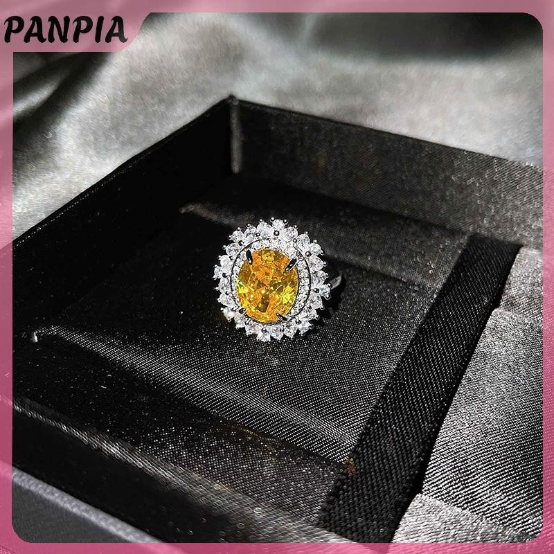 PNPIA-3 Cái / bộ Thanh Lịch Sang Trọng Pha Lê Zircon Vòng Cổ Bông Tai Nhẫn Dành Cho Nữ Bé Gái Tiệc Cưới Bộ Trang Sức Quà Tặng