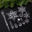 Bộ đồ trang trí cây thông Noel bằng Acrylic 18 chiếc Bộ đồ trang trí treo chống vỡ trong suốt
