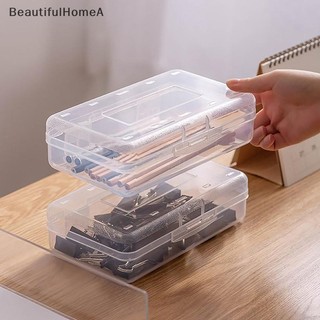BeautifulHomeA Hộp Bút Chì Trong Suốt Nhựa Cứng Hộp Đựng Bút Chì Bút Chì Hộp Phác Thảo Hộp Đựng Bút Chì Xếp Chồng Đồ Dùng Văn Phòng Hộp Tổ Chức VN