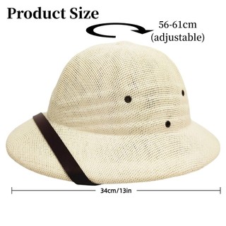 CLKLACEMASK Mũ Rơm Mùa Hè, Mũ Đi Biển Handmade Nhẹ, Bảo Vệ Tia Uv Thoáng Khí Thời Trang Bốn Mùa Rừng Mỏ Mũ Cho Cá Đi Bộ Đường Dài
