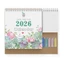 Treeling 2026 Lịch Để Bàn Có Viết Notepad Miếng Dán 12 Tháng Chạy Từ Jan Đến Dec