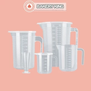 Cốc Đong, Ca Đong Định Lượng Pha Chế Bằng Nhựa Trong Suốt Vạch Chia - Bakery King