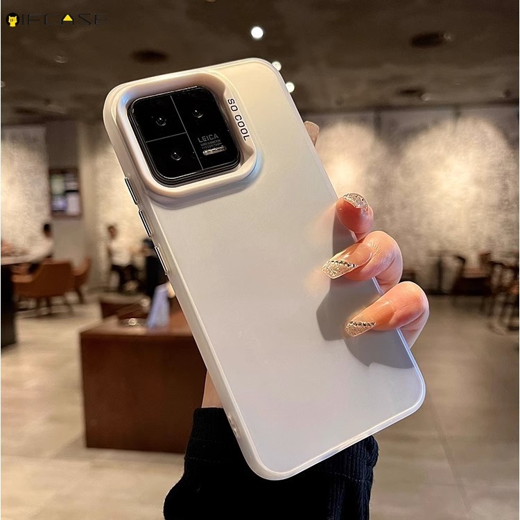 Dành Cho Xiaomi 14T Mi 11 10 Pro Ultra Lite 10S A3 Ốp Điện Thoại Laser Sáng Bóng Lấp Lánh Kinh Doanh Mờ Mờ Sang Trọng Bé Trai Bé Gái Đen Trắng Bạc Vỏ Đơn Giản Ốp Lưng