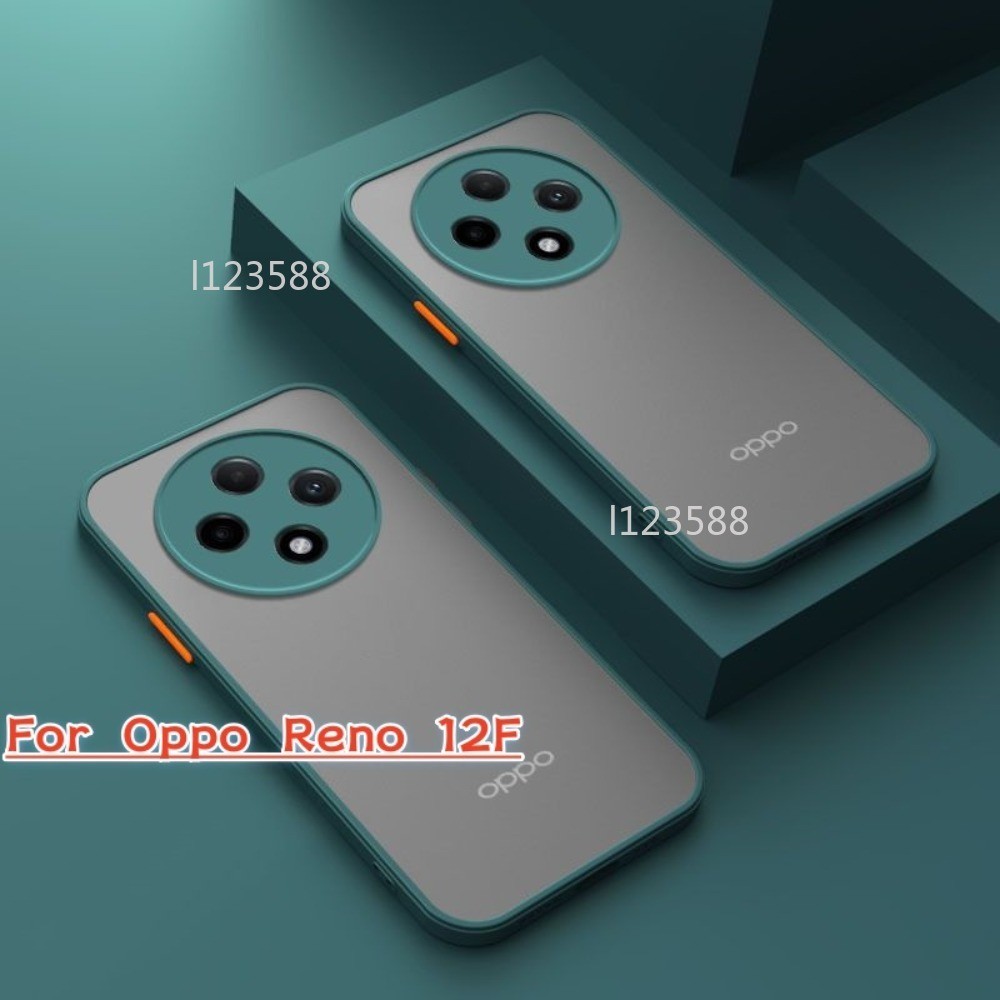 Ốp Lưng Cho OPPO Reno12 F Reno 12 F 12F Reno12F 5G 2024 Ốp Điện Thoại Mờ Trong Suốt Chống Sốc Silicon Ốp Lưng Mờ