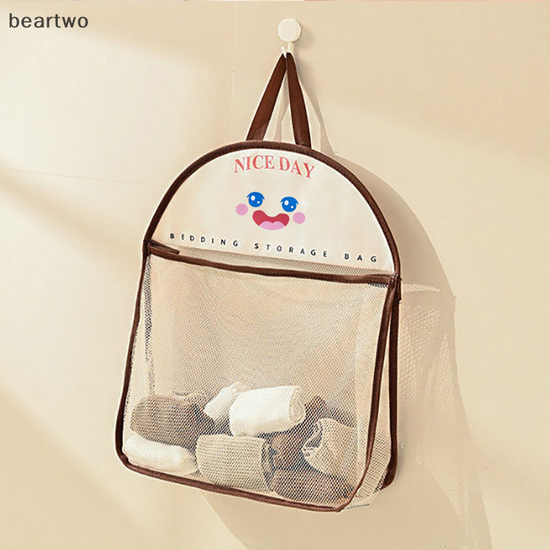 < Beartwo > Túi đựng lưới dung tích lớn Túi đựng rau củ có thể tái sử dụng Túi đựng lưới Túi đựng đồ nhà bếp Tất lưới đẹp