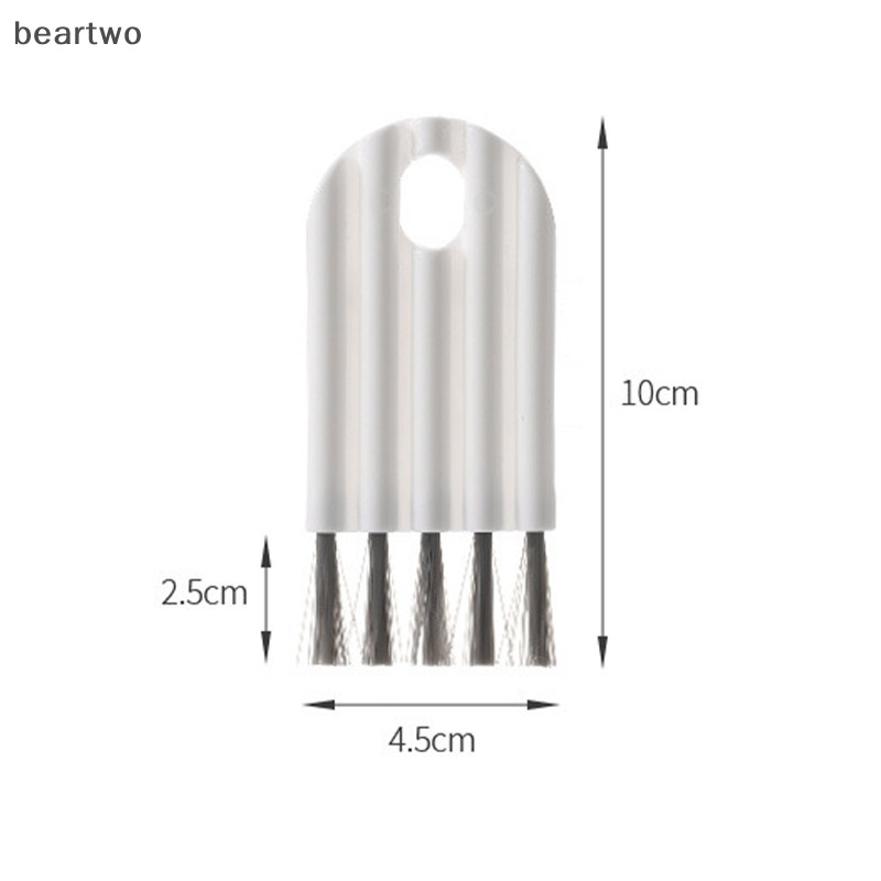 < Beartwo > al Cup Brush Cover Crevice Dụng cụ làm sạch tiện ích cho bàn chải làm sạch gia đình có tay cầm cong đẹp