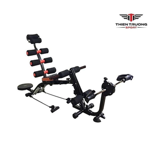 Máy tập cơ bụng New Six Pack Care 2025 đạp xe- xoay eo