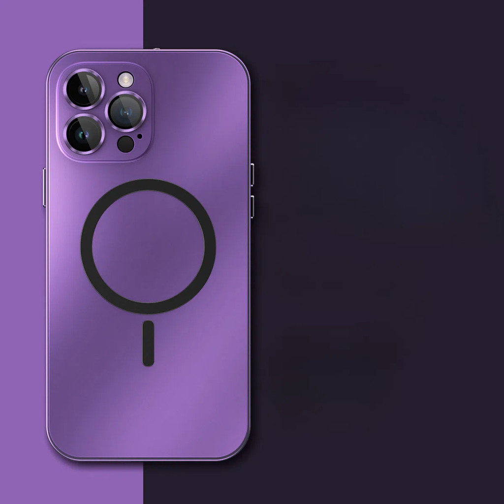 Thích hợp cho IPhone 15 Pro Max Khung hợp kim nhôm kim loại Vỏ điện thoại từ tính IPhone 14 15Pro Snap on Vỏ bảo vệ | BigBuy360 - bigbuy360.vn