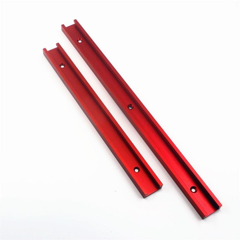 FANIELLAPOWELL 1 Cái Đường ray khe chữ T, Hợp kim nhôm 300-600mm T-Track, Đường ray dẫn hướng trượt bền T Thanh trượt Khe cắm cố định Trượt 19 Loại 19x9.5mm Ghế băng chế biến gỗ T Khe cắm