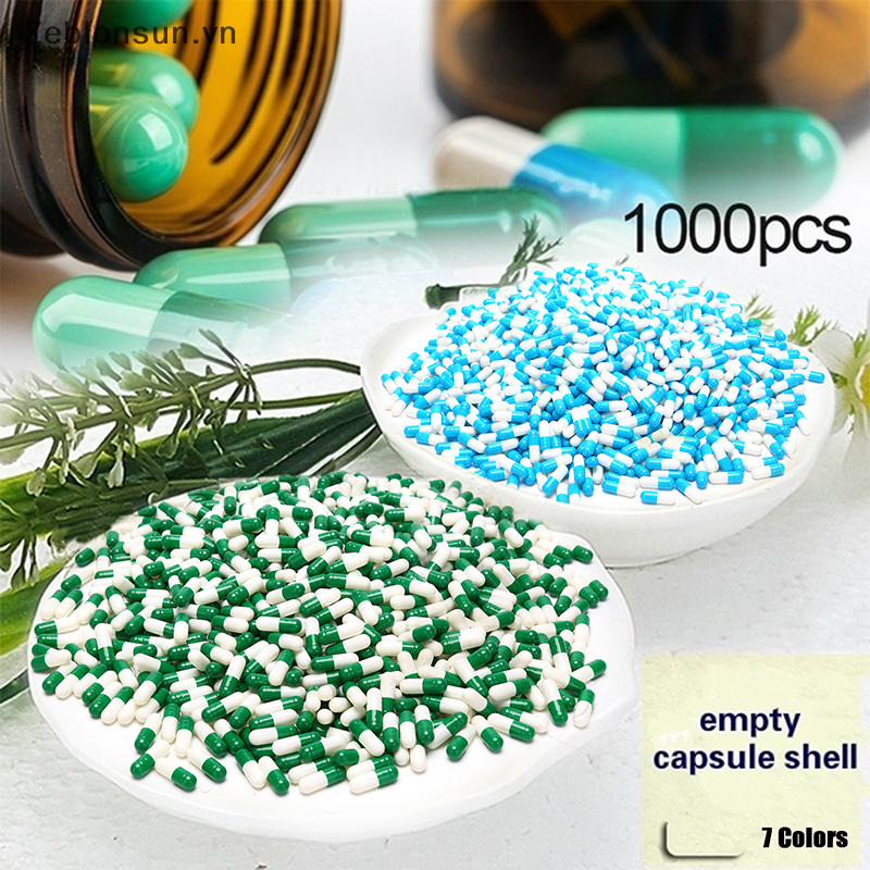 # Hb # 1000 Cái Trống Cứng Gela Viên Nang Size 2 # Gel Cho Thuốc Đổ Lại.