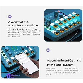 Cutep Sound Mixer Thẻ âm thanh trực tiếp Thay đổi giọng nói Thiết bị Podcast để chơi game trên điện thoại