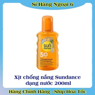 Kem & xịt chống nắng mặt, body Sundance không thấm nước của Đức