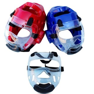 Taekwondo Molding Helmet Face Care Transparent Protective Face Shield Karate Cover Helmet Mask Strong Detachable WcvL