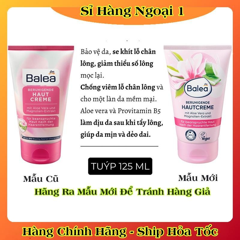 [CÓ CHE TÊN] Combo bộ Kem ức chế lông mọc chậm dưỡng da sau wax lông, cạo lông Balea Đức - Date mới Đủ Bill
