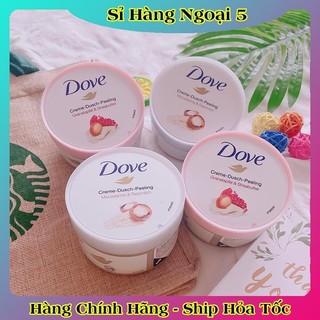 Tẩy tế bào chết, tẩy da chết body và dưỡng thể DOVE và dưỡng thể nội địa Đức, Đủ Bill và Review