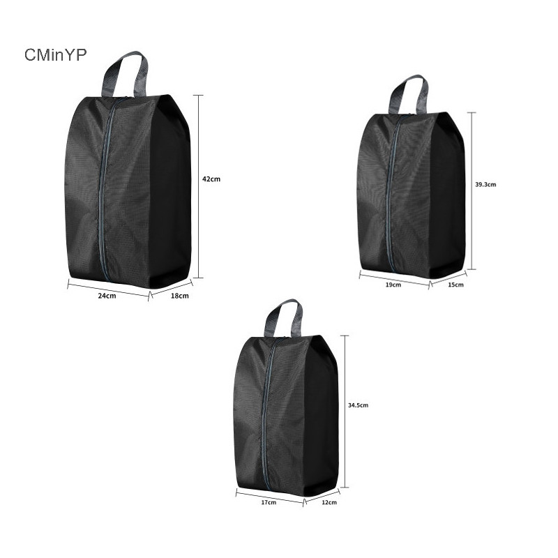 Cminyp Giày Chống Bụi Túi Bảo Quản Đa Năng Có Thể Gập Lại Du Lịch Ngoài Trời Di Động Túi Giày Nylon Túi Chống Thấm Nước Giày Tổ Chức Vinh Quang