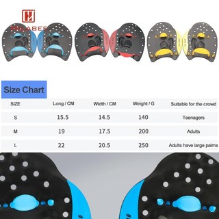 Mái chèo bơi tay HILABEE có dây đeo có thể điều chỉnh cho găng tay silicon
