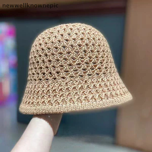 Newwellknownepic Nón Thiết Kế Vành Rộng Nữ Xô Mũ Mùa Hè Rơm Dệt Tấm Che Nắng Mũ Rỗng Sọc Mũ Đi Biển VN