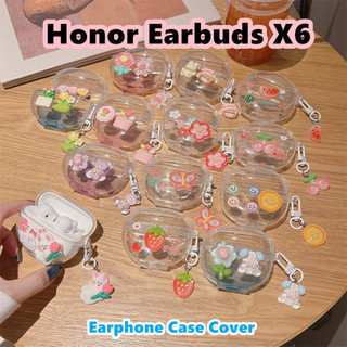[imamura] Dành cho tai nghe Honor Earbuds X6 Vỏ tai nghe silicon mềm hoạt hình Cool Tide