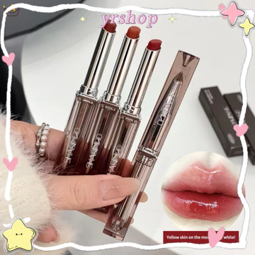 Son môi Jelly Glossy, Son bóng dưỡng ẩm gương, Son dưỡng môi màu dưỡng ẩm lâu trôi, Son dưỡng môi nước đầy đặn, Trang điểm làm đẹp môi lâu trôi không thấm nước