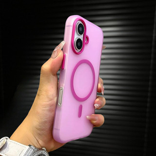 Ốp điện thoại mềm mờ 16 Pro Max mới cho iPhone 16 15 14 13 12 Pro Max có vỏ bảo vệ silicon dày chống vân tay từ tính không dây và chống rơi