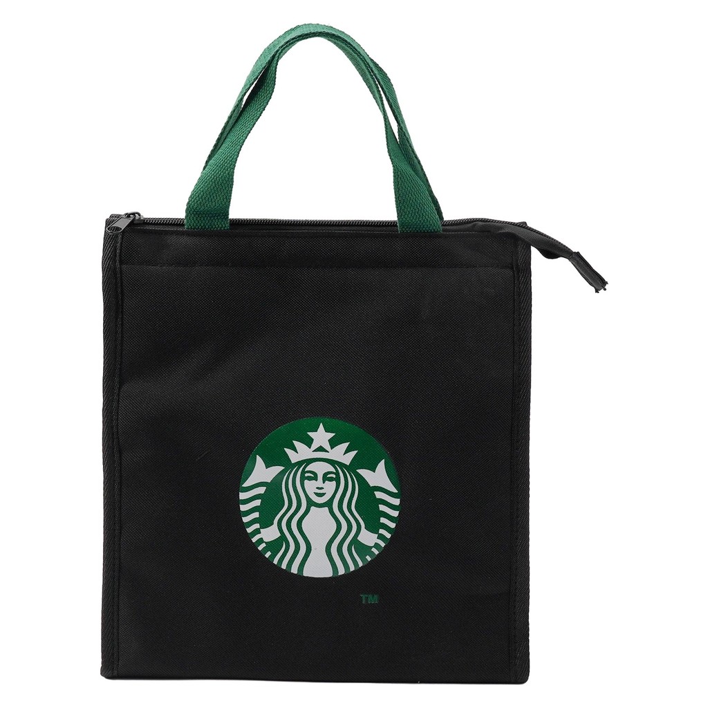 < Cosyh > Dành cho starbucks Túi Bento Nhật Bản Tote Túi Cơm Trưa Cách Nhiệt Lớn