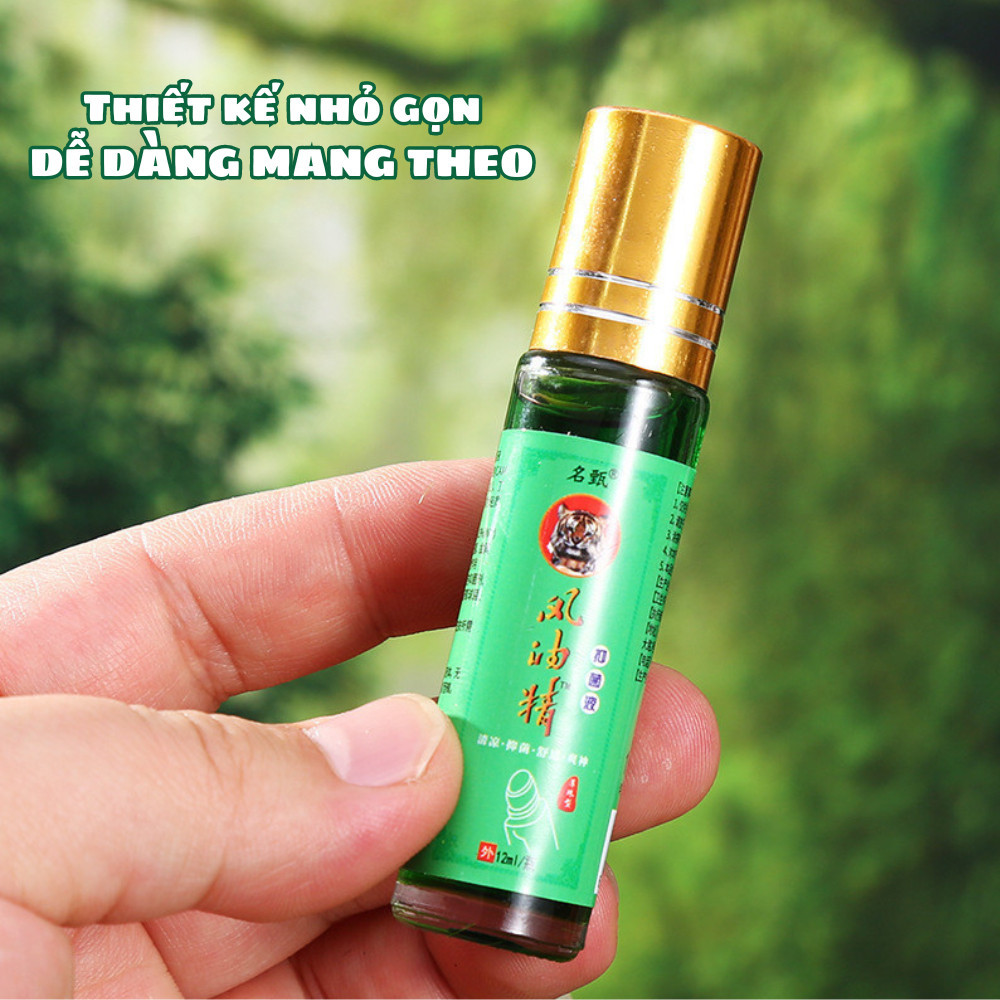 Dầu Bạc Hà 12ml Dạng Lăn Tinh Dầu Gió Bạc Hà Nguyên Chất Giúp Giảm Đau, Ngủ Ngon Và Giảm Nhức Mỏi