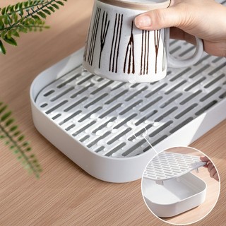 Khay decor, khay nhựa đựng đồ ăn trà bánh hình chữ nhật SUNND
