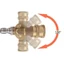FANIELLAPOWELL Kết nối nhanh, Bộ chuyển đổi làm sạch 1 / 4 "PSI, Đầu nối thiết bị tưới nước bằng đồng thau thực tế cho máy rửa áp lực