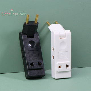 [Lostcorner] Bộ chuyển đổi nguồn di động 4 trong 1 Mở rộng ổ cắm tường EU Ổ cắm 180 độ Bộ chuyển đổi phích cắm Canada Mexico Du lịch Aadapter [Mới]